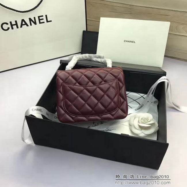 香奈兒CHANEL 升級版A1115進口小羊皮金銀鏈條單肩斜挎包 DSC1617